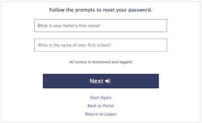 questions authentication